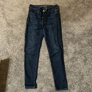 American eagle high rise skinny jeans size 8